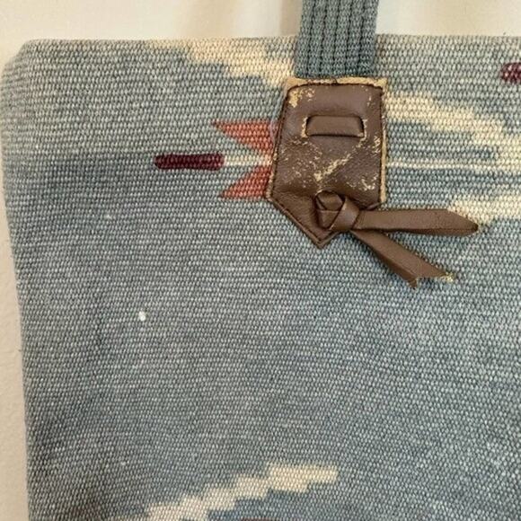 Vintage Bag Bazaar Canvas Western Bohemian Arrows - Picture 3 of 12